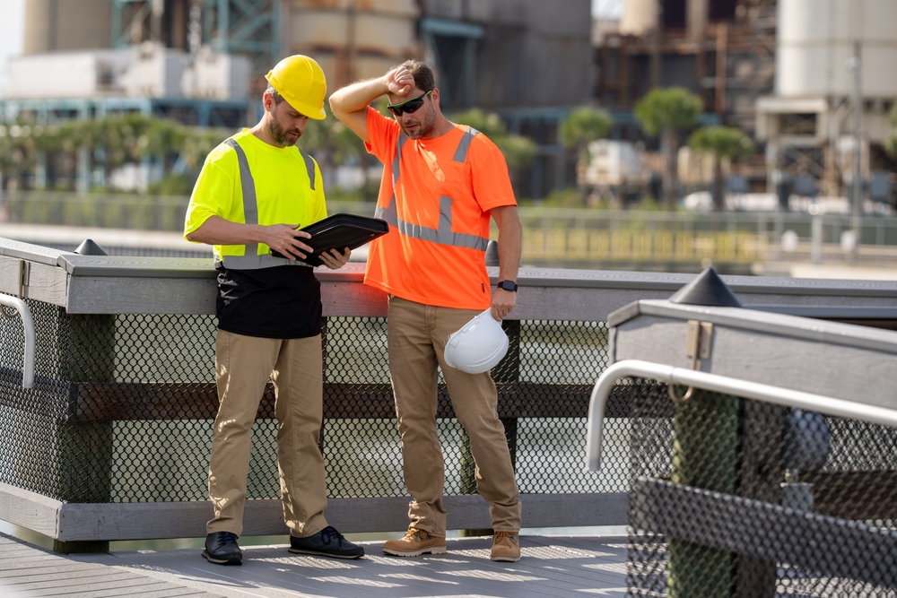 SiGeKo Hamburg bei der Überwachung und Koordination der Gewerke auf der Baustelle.